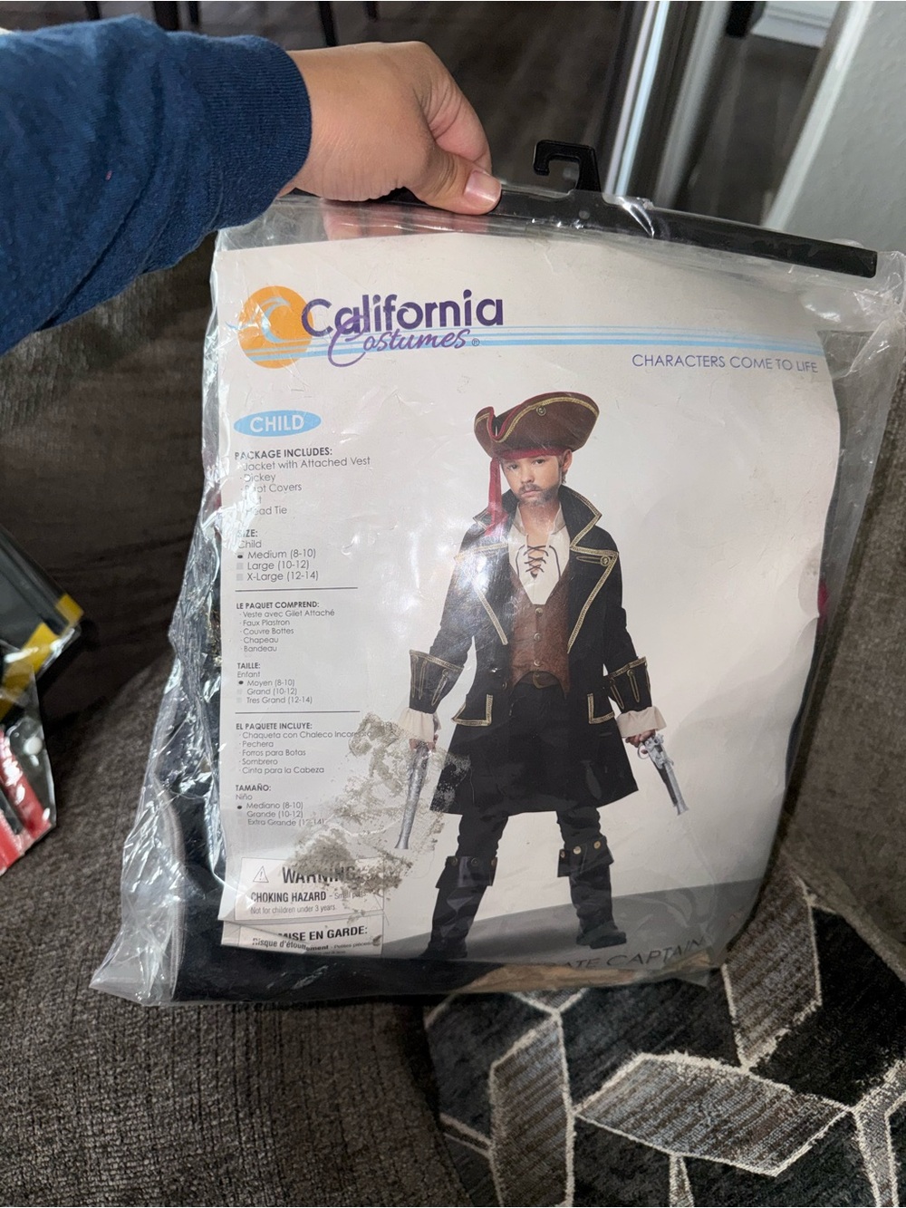 California Costumes Child Pirate Captain Costume
